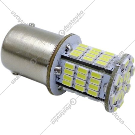 Автомобильная лампа «AVS» S100A T15, BA15S, 78SMD 3014 10-30V, A07185S, белый, 2 шт