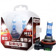 Автомобильная лампа «AVS» Sirius/Night Way/PB H11.12V.55W, A78945S, 2 шт