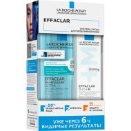 Набор косметический «La Roche-Posay» Effaclar, крем-гель+мицеллярная вода+флюид, 40+400+3 мл