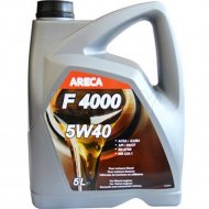 Масло моторное полусинтетическое «Areca» F4000, 5W40, 5л