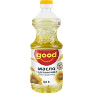 Масло подсолнечное «Good» рафинированное, 0.8 л