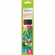 Набор цветных карандашей «ArtSpase» Милые зверушки, CP_41019, 6 цветов
