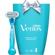 Подарочный набор «Gillette» бритва Venus + гель для бритья, 75 мл