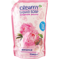 

Жидкое мыло"CREAMY"(вишня пион) 1250мл