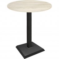 Барный стол «Sheffilton» SHT-TU5-BS2/80, 974471, черный/дуб беленый