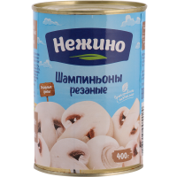 

Шампиньоны резаные "НЕЖИНО" (ж/б) 400г