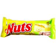 Шоколадный батончик «Nuts» с фундуком и тертой фисташкой, 47 г