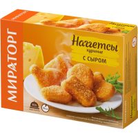 

Наггетсы "МИРАТОРГ" кур.с сыром 300г