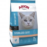 Корм для кошек «Arion» Original Sterilized, лосось, 7.5 кг