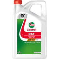 Моторное масло «Castrol» GTX 5W-40 A3/B4, 15F687, 5 л