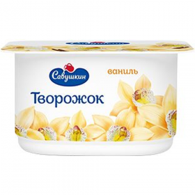 Паста тво­рож­ная де­серт­ная «Са­вуш­кин» ваниль, 3.5 %,120 г