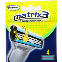 

Картриджи "PERSONNA MATRIX3" (4 шт)