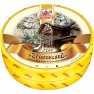 Сыр полутвердый «Бабушкина крынка» Славянский, 50%, 1 кг, фасовка 0.3 - 0.35 кг