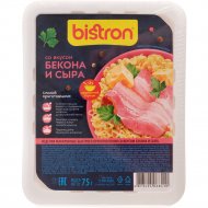 Изделия макаронные быстрого приготовления «Bistron» бекон и сыр, 75 г