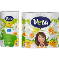 

Бумага туал. "VETA AROMA" (ромашка,2-сл)