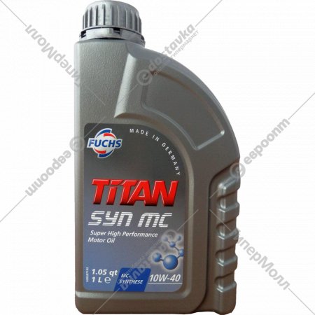 Масло моторное «Fuchs» Titan Syn MC, 10W40, 601411687, 1 л