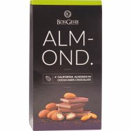 Драже BonGenie миндаль в темном шоколаде и какао, 100 г
