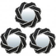 Комплект зеркал «QWERTY» Тулон, 74046, серебро, 25 см, 3 шт
