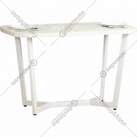 Обеденный стол «Millwood» Мюнхен, ЛДСП дуб белый крафт/белый, 180х90х75 см