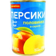Персики «КОПЕЕЧКА»(пол.в сиропе,ж/б)410г