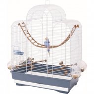 Клетка для грызунов «Imac» fiona 50х30х65 см, бело-морозно-голубой, 01063