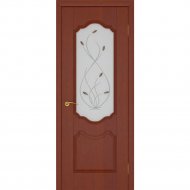 Дверь «Портадом» Орхидея, ДО Итальянский орех/Матовое, 200х80 см