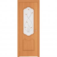 Дверь «Портадом» Орхидея, ДО Миланский орех/Матовое, 200х70 см