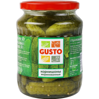 

Огурцы"GUSTO"(корнишоны мар.,3-6см) 680г