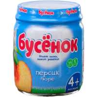 

Пюре "БУСЁНОК" (персик) 100г