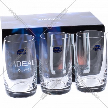 Набор стаканов «Crystalex» Ideal 6 шт, 250 мл