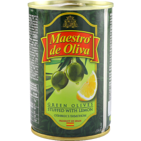 Оливки «Maestro de Oliva» с ли­мо­ном, 300 г