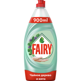 Сред­ство для мытья посуды «Fairy» Чайное дерево и мята, 900 мл