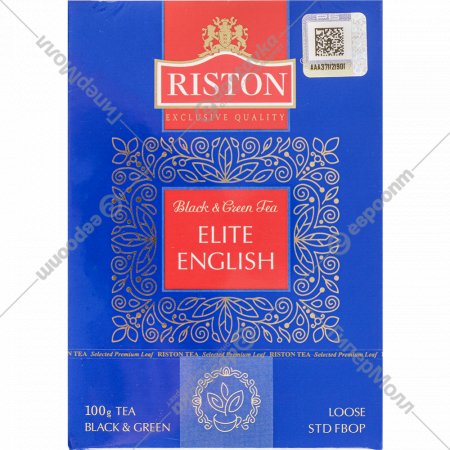 Чай листовой «Riston» English Elite, 100 г