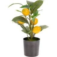 Дерево искусственное «GreenDeco» Лимон, в горшке, NB1720400, 10х10х43 см