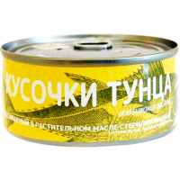 

Тунец кусочки вмасле ж/б, 170г
