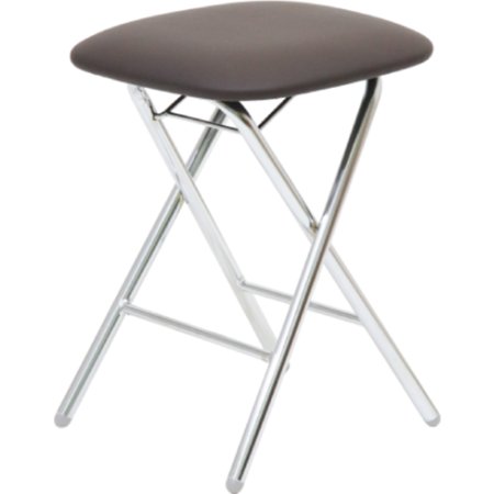 Табурет «Гальваник» Экстра, эмаль бежевая/кожзам cтандарт 276