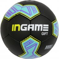 Футбольный мяч «Ingame» Gift, №5 2020, черный/синий/желтый