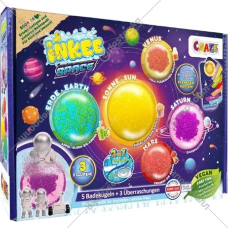 Игровой набор «Craze» Inkee, Планеты солнечной системы, 37645, 17 предметов
