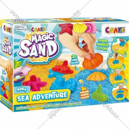 Игровой набор «Craze» Magic Sand, Морские приключения, 28605