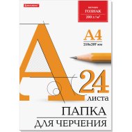 Папка д/чер«BRAUBERG»(129255,А4)24лист