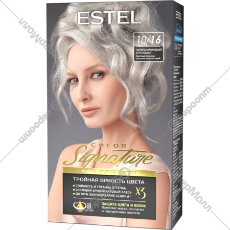 Крем-краска для волос «Estel» Color Signature, 10/16 завораживающий брилли, 150 мл + Estel Secrets 20 мл