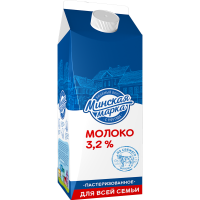 

Молоко"МИНСКАЯ МАРКА"3,2%(пас.пюр/пак)2л