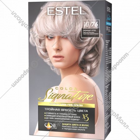 Крем-краска для волос «Estel» Color Signature, 10/76 снежный лотос, 150 мл + Estel Secrets 20 мл