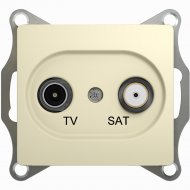 Розетка TV-SAT «Schneider Electric» Glossa, GSL000297