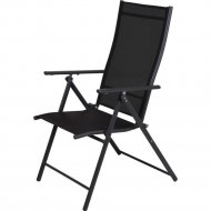 Кресло-лежак «Koopman» складное, X40100140, черный, 56х68х106 см