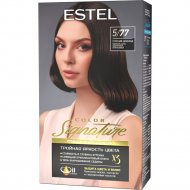 Крем-краска для волос «Estel» Color Signature, 5/77 горячий шоколад, 150 мл + Estel Secrets 20 мл
