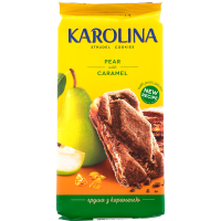 

Печенье "KAROLINA" (груша/карам)168г