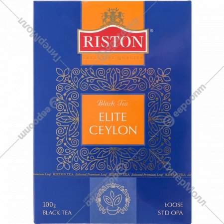 Чай черный листовой «Riston» Elite Ceylone, 100 г