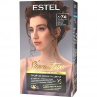 Крем-краска для волос «Estel» Color Signature, 6/74 парижские каштаны, 150 мл + Estel Secrets 20 мл
