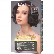 Крем-краска для волос «Estel» Color Signature, 6/76 горький шоколад, 150 мл + Estel Secrets 20 мл